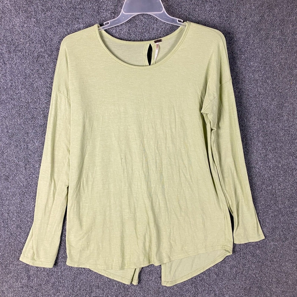 Poof Top Women's Large Long Sleeve Green Adults Pullover L‎